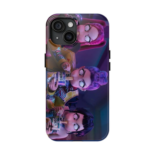 k pop hunters, Vibrant Tough Phone Cases for Trendsetters, Durable Phone Protectors, Fun Character Cases